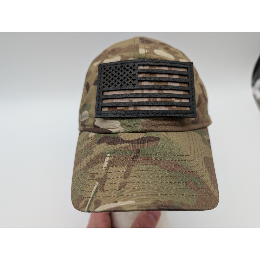 5.11 Tactical Multicam Flag Bearer Cap Camo Hat with Removable US Flag Patch